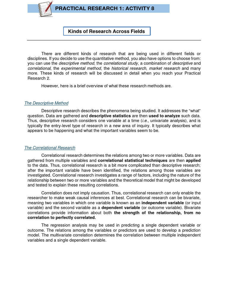 PR-Notes-pdf | PDF | Quantitative Research | Dependent And Independent ...