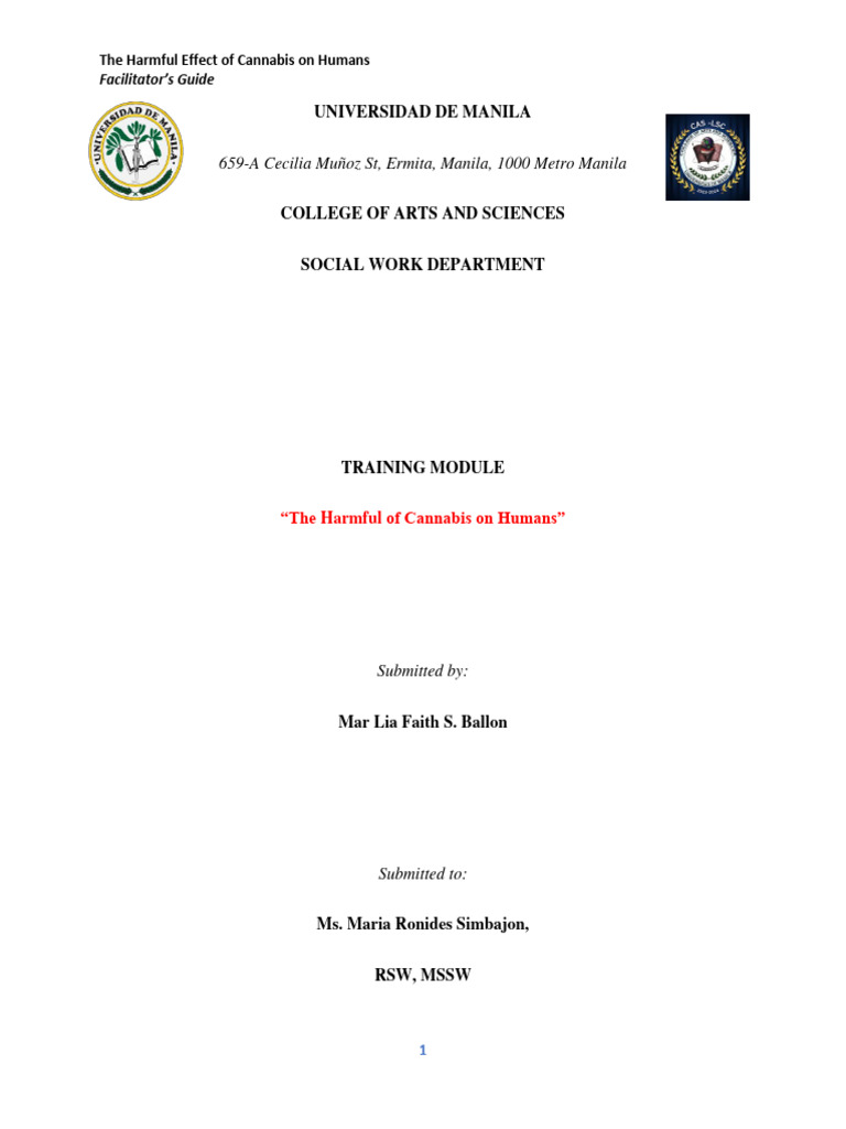Ballon training module pdf drugs psychoactive drugs