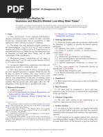 SA-214 Specification for Steel Tubes | PDF | Heat Treating | Physical ...