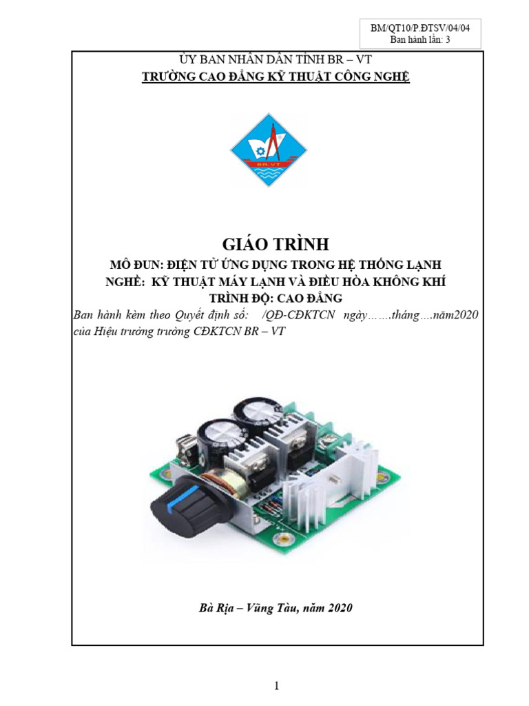 Tailieuxanh MD 24 Dien Tu Ung Dung Trong HTL KTML CD 8474 | PDF