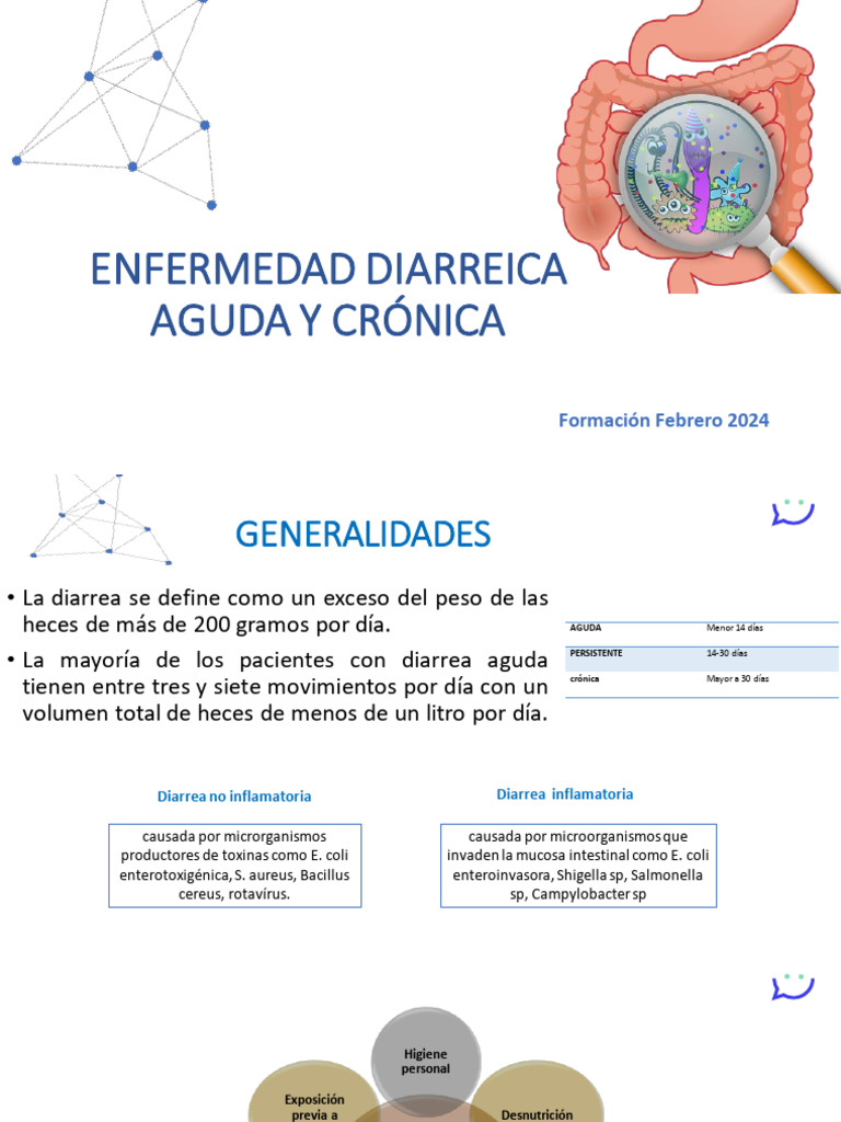 Guía sobre Diarrea Aguda y Crónica | PDF | Diarrea | Heces