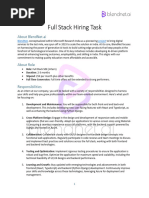 Full Stack Hiring Task - BTS v2