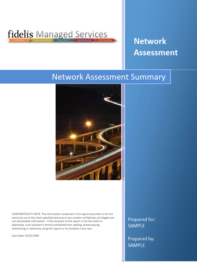 Network Assessment Report Summary | PDF | Security | Computer Security