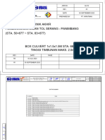 Reviu Rencana Teknik Akhir Pembangunan Jalan Tol Serang - Panimbang (STA. 50+677 STA. 83+677)