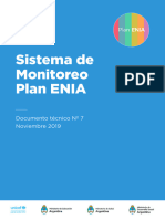 Sistema de Monitoreo Plan Enia. Documento Tecnico No 7 - Noviembre 2019