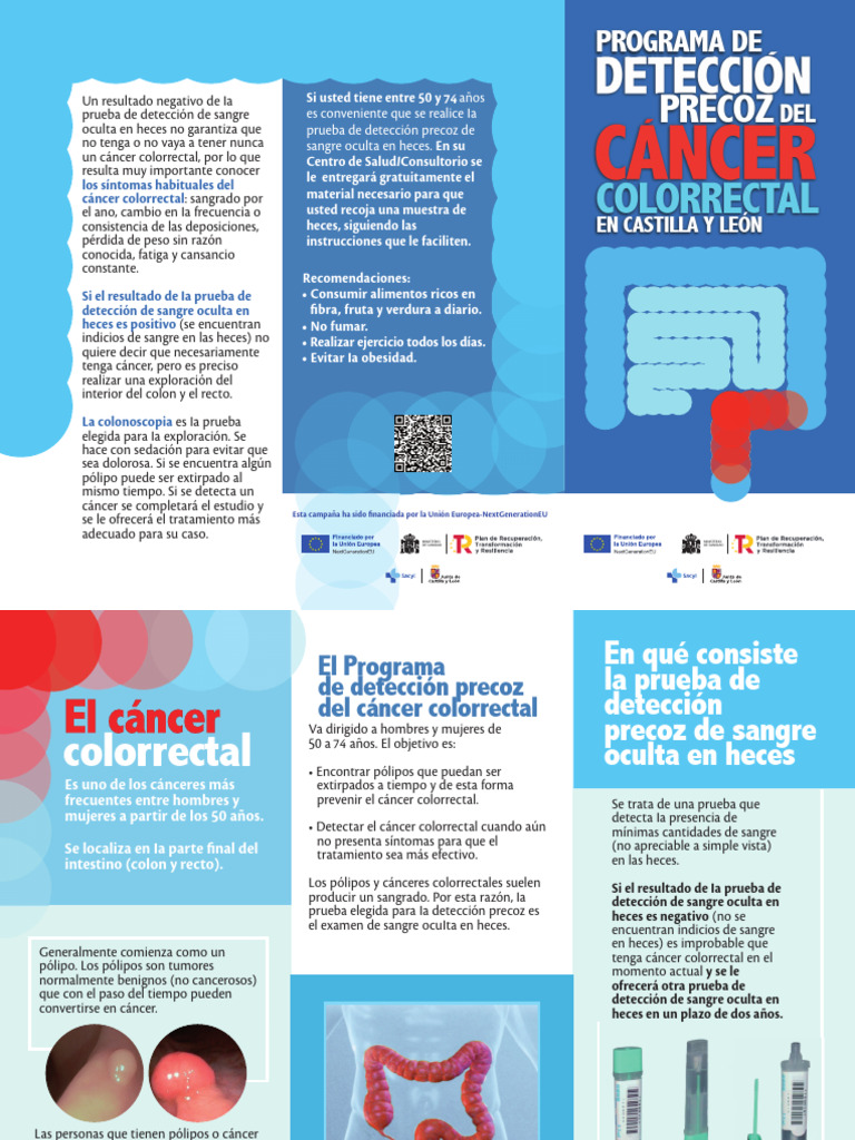 Detecci n Precoz De C ncer Colorrectal PDF C ncer Colonrectal C ncer