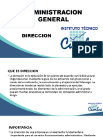 TEMA 7 DIRECCION