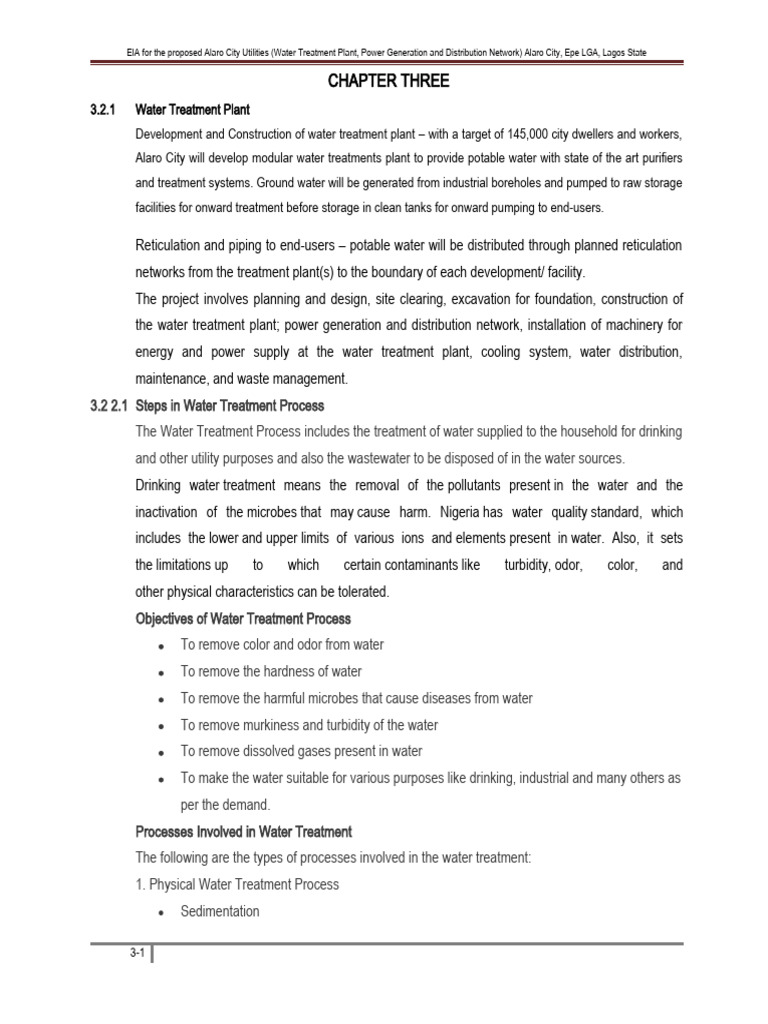 Water Project Pdf Water Purification Waste