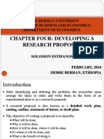 Chapter 4 - Research Proposal Developmet