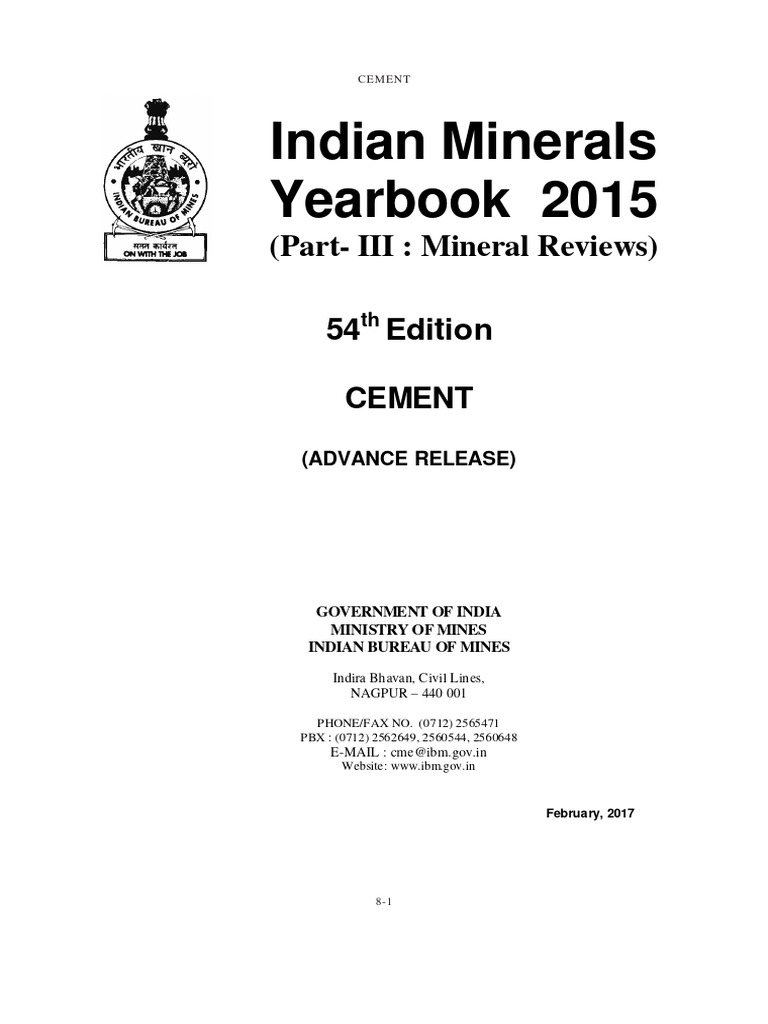 Indian Cement Industry Overview 2015 | PDF | Economic Growth | Gujarat
