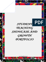 Sample Student Teaching Portfolio