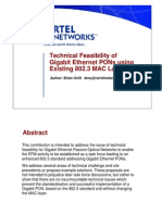 Technical Feasibility of Gigabit Ethernet Pons Using Existing 802.3 Mac Layer