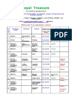 Price List