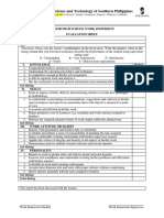 Work Immerison Eval Form 1