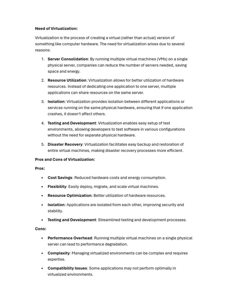 Virtualization for cloud pdf virtual machine virtualization
