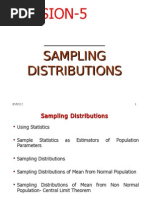 Session 5 Sampling Distribution