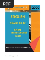 202001 Kdv 10-12 Eng Notes on Short Transactional Texts Writing (1)