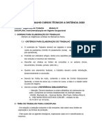 Trabalhos - Curso Técnico em Segurança Do Trabalho Ead - Módulo 2b