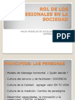 Rol de Los Profesionales en La Sociedad