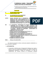 Informe Situacional de Desactivación de Proyecto de Inversión Con Cui #2478188
