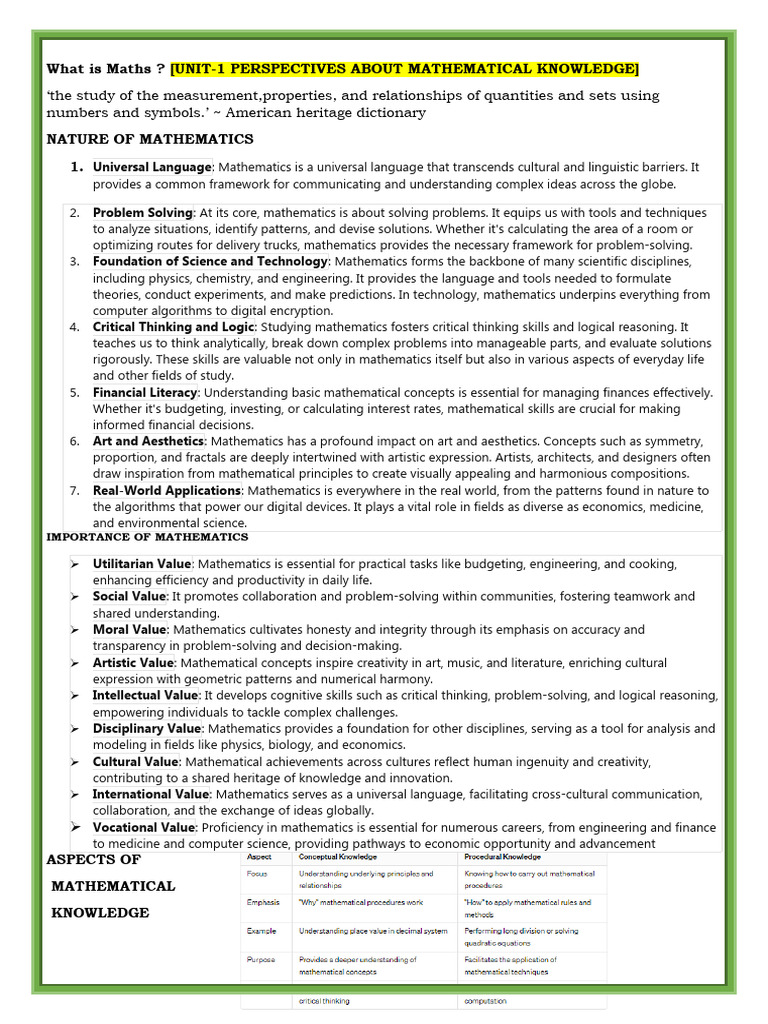 Maths Deled Notes | PDF | Triangle | Mathematics