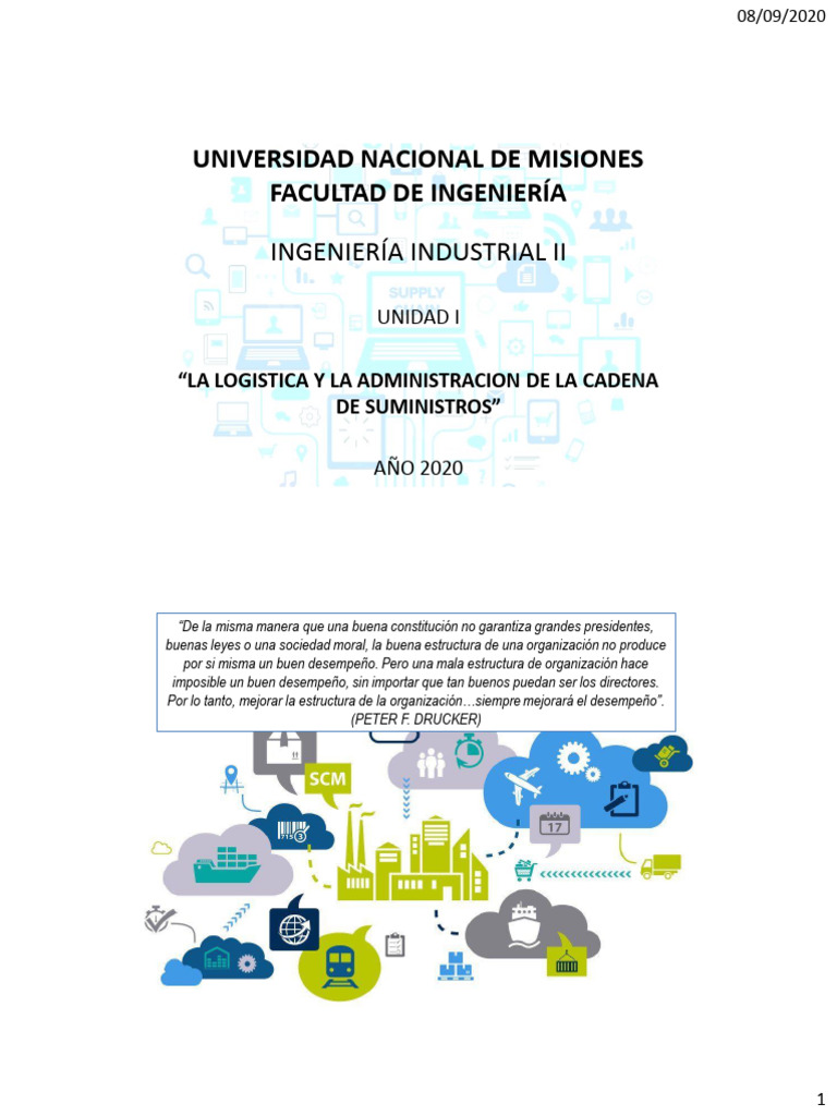 Logística y Gestión de Cadenas de Suministro | PDF | Logística | Cadena ...