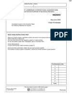 June 2006 QP - Paper 3 CIE Chemistry IGCSE