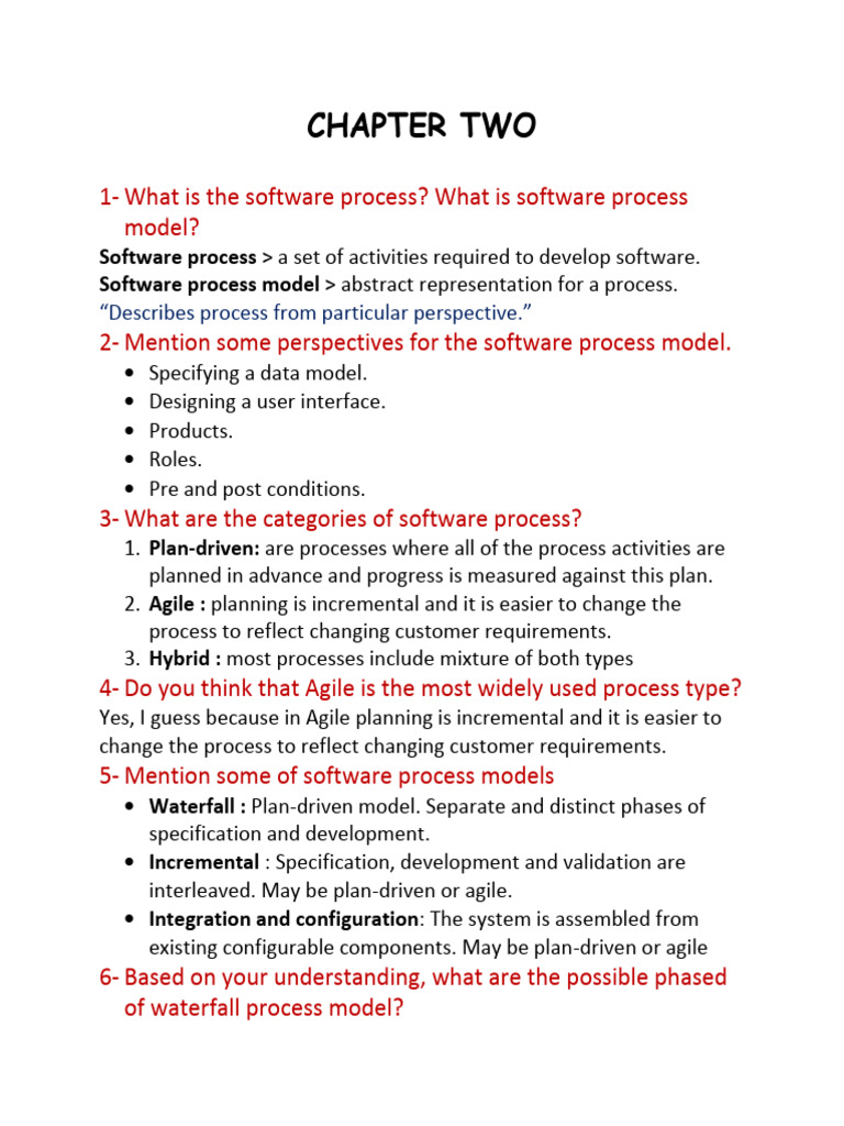 Chapter2 Sheet | Download Free PDF | Software Testing | Software ...