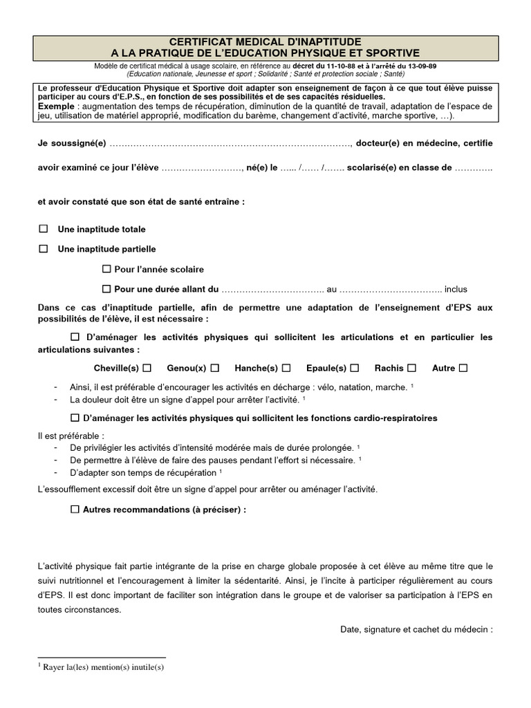 certificat-d-inaptitude-au-sport-scolaire-pdf-ducation-physique