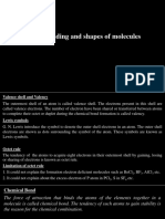 Chemical Bonding and Shapes of Molecules