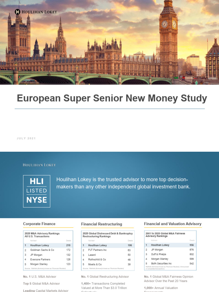 European Super Senior New Money Study q2 2021 | PDF | Valuation ...