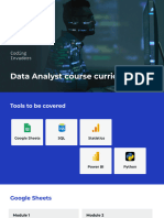 Data Analyst Curriculum