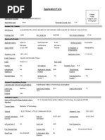 Application Form