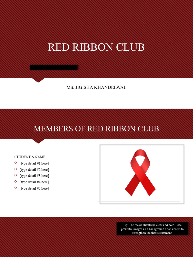 Red Ribbon Club Presentation Guide | PDF