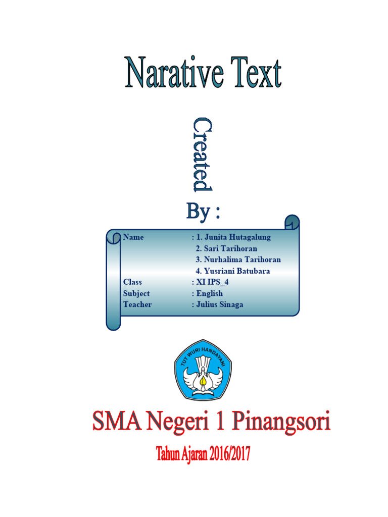 Narrative Text Sma Pdf Narrative Legends