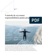 Responsabilitatea e Asumarea Deciziilor, Consecintelor Lor Fara Indoieli Sau Mustrari de Constiinta Sau Teama de a Fi Judecat de Altii