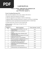 Lab Manual MAD CS3163