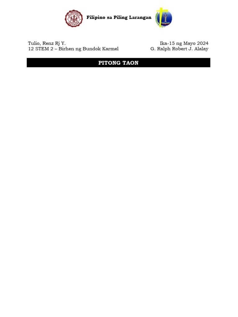 Piling Larang Final | PDF