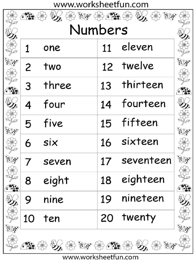 Numbers 1 - 100 | PDF | Puzzles | Word Puzzles