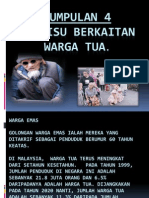 Isu-Isu Berkaitan Warga Tua