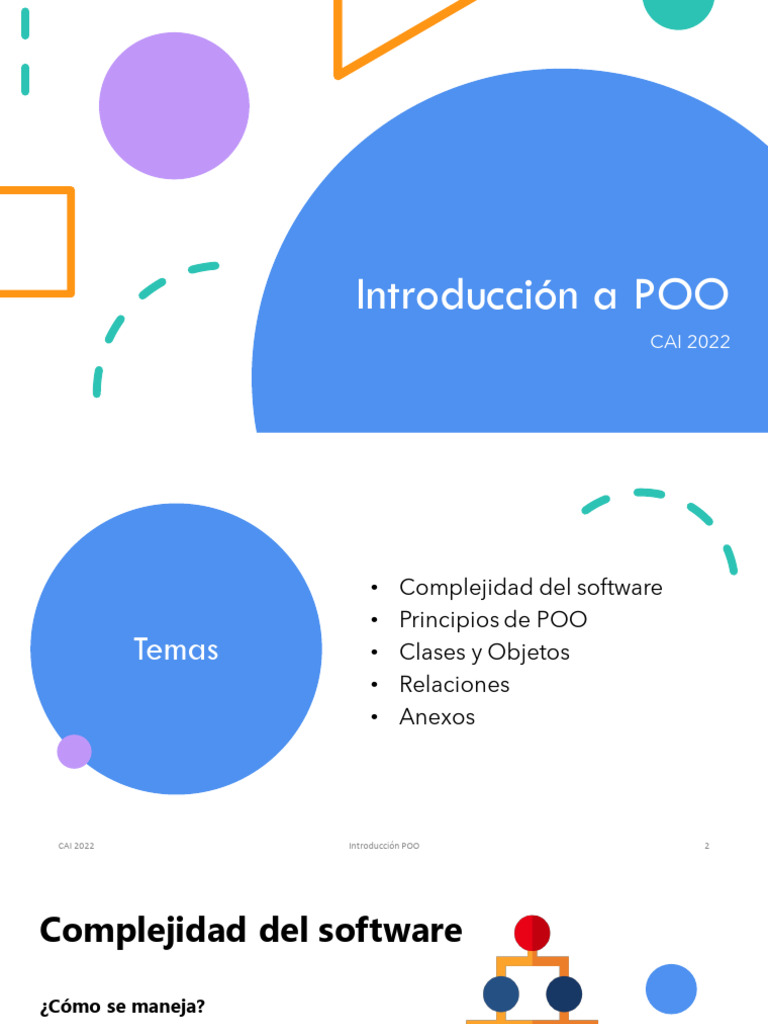 Introducción a la Programación Orientada a Objetos | PDF | Objeto ...