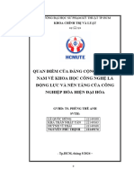 Quan Điểm Của Đảng Cộng Sản Việt Nam Về Khoa Học Công Nghệ Là Động Lực Và Nền Tảng Của Công Nghiệp Hóa Hiện Đại Hóa