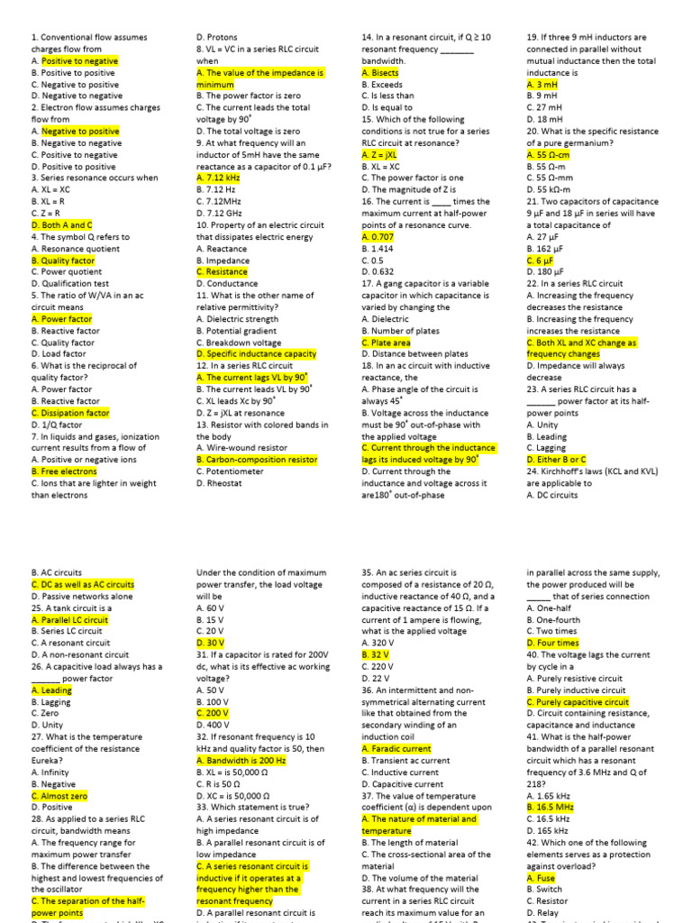ELECTRICAL CIRCUITS QUESTIONS AND ANSWERS PDF DOWNLOAD IN ENGLISH CLASS 12 visual data 7