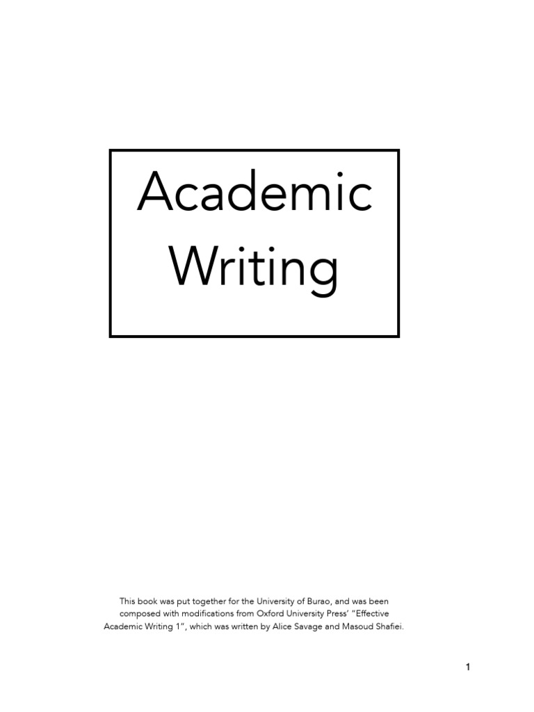 Academic Writing Essentials Guide Pdf Subject Grammar Verb
