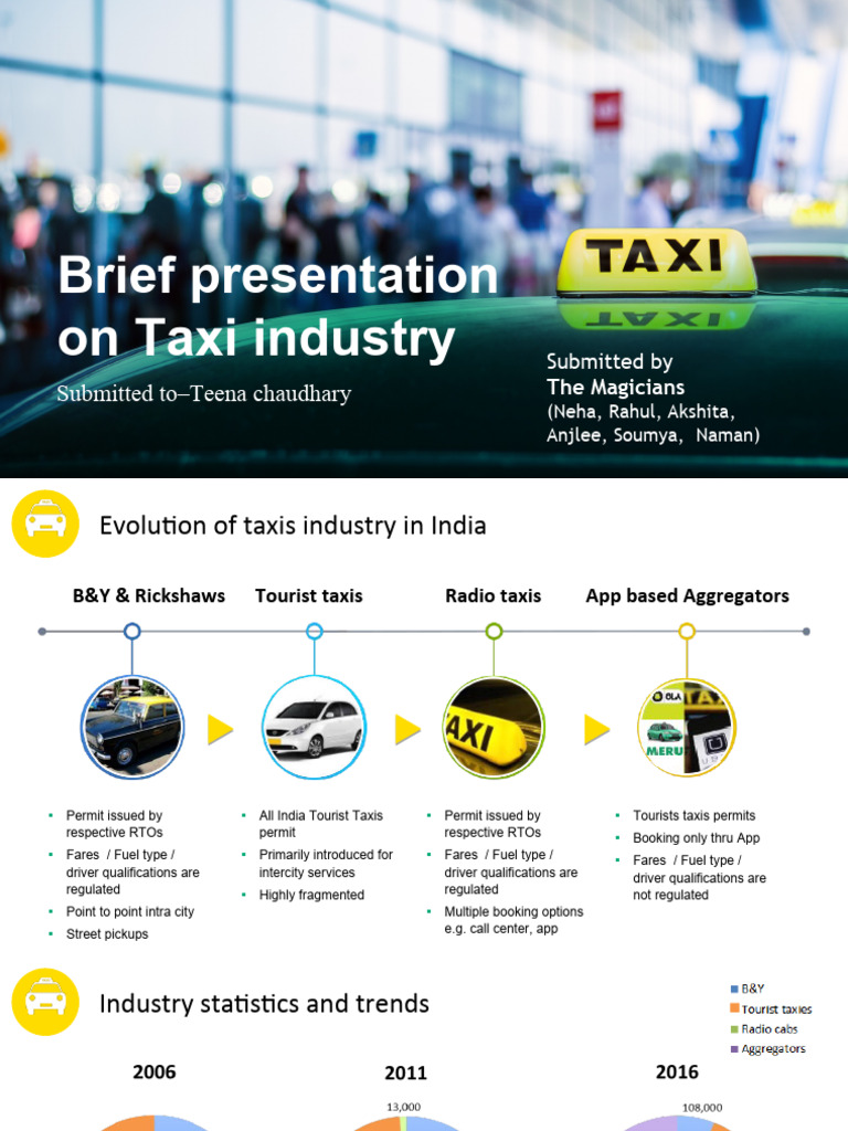 Overview of India's Taxi Industry Trends | PDF | Pricing | Economies