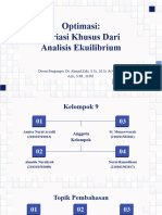 KELOMPOK 9_OPTIMASI VARIASI KHUSUS DARI ANALISIS EKUILBRIUM