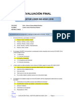 Examen Final_Auditor Líder ISO 45001 2018 Final