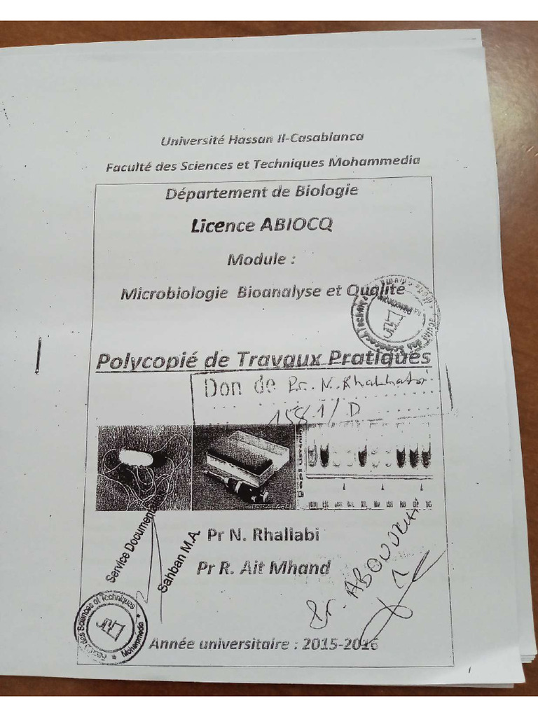 TP - Microbiologie Bio-Analyse Et Qualité | PDF
