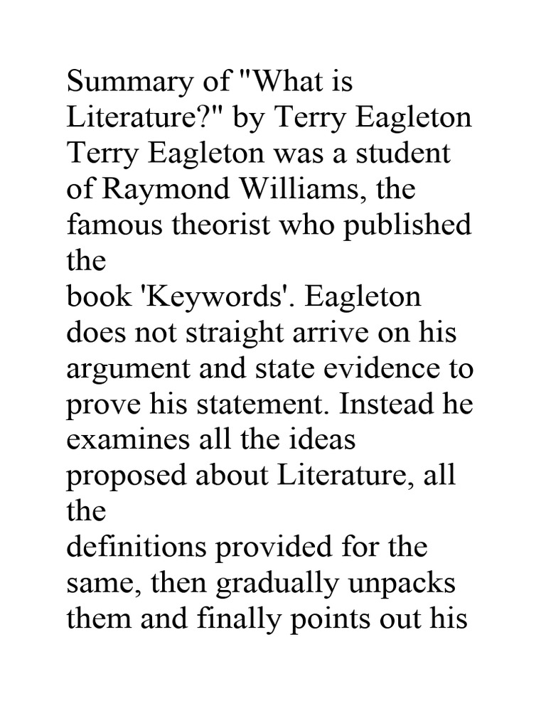 summary-of-what-is-literature-pdf-epistemology
