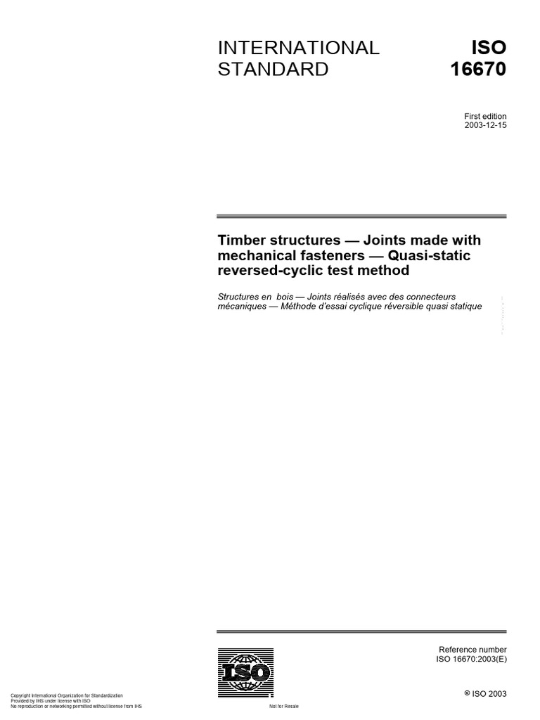 ISO 16670-2003 - Password - Removed | PDF | International Organization ...
